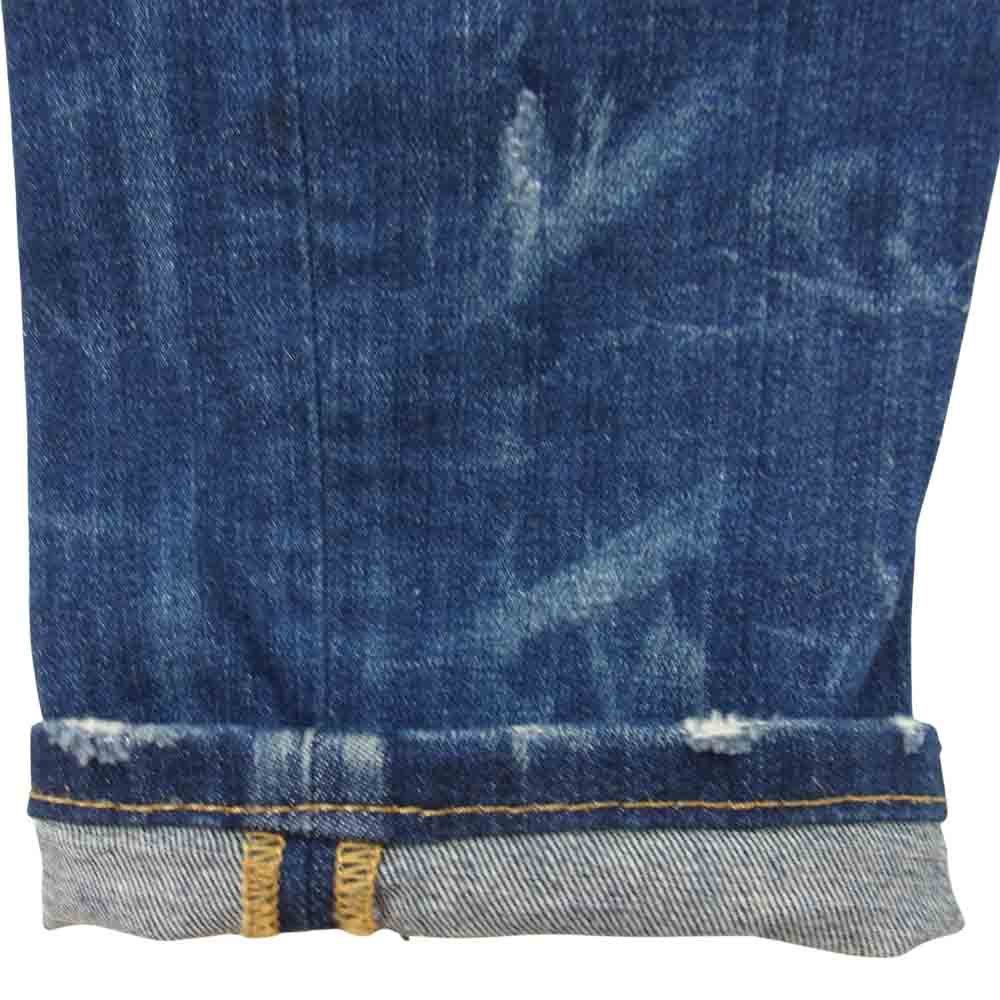 DSQUARED2 ディースクエアード S71LA0625 Kenny jeans ペンキ加工 ペイント ダメージ加工 デニム パンツ インディゴブルー系 44【中古】