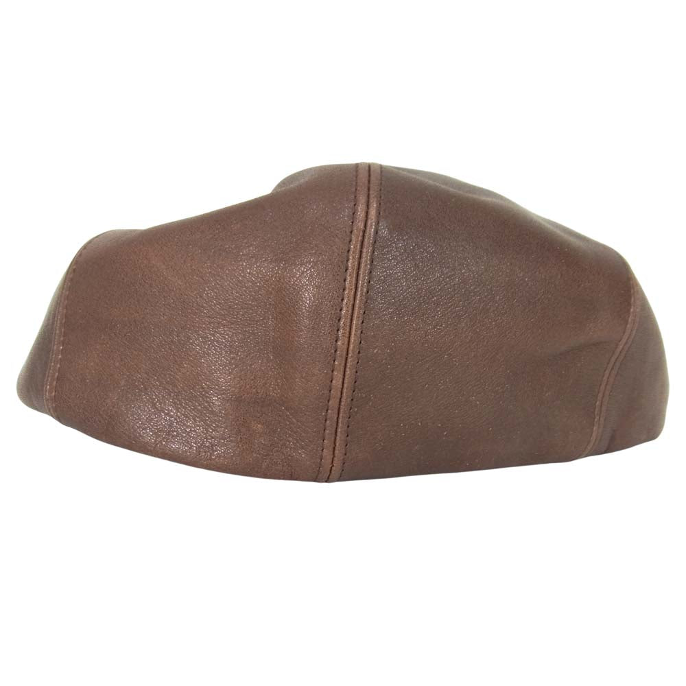 532103 CALEE レザー キャスケット L ベージュ ブラック 532103 CALEE レザー キャスケット L ベージュ ブラック 532103 CALEE