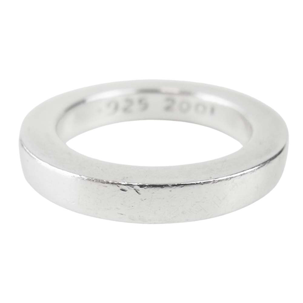 CHROME HEARTS クロムハーツ（原本無） 3mm SPACER スペーサー プレーン リング シルバー系 8号程度【中古】