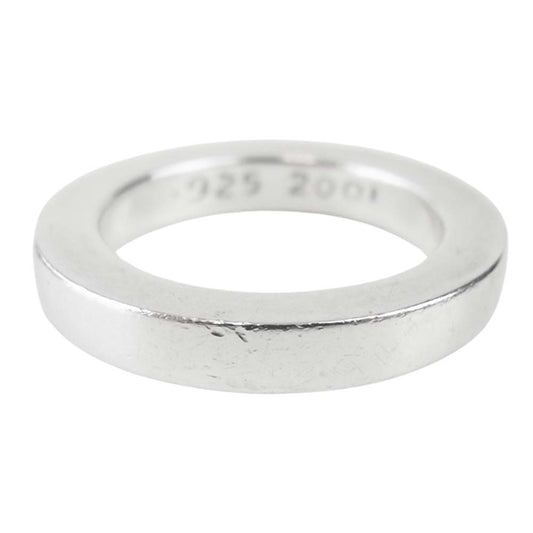CHROME HEARTS クロムハーツ（原本無） 3mm SPACER スペーサー プレーン リング シルバー系 8号程度【中古】