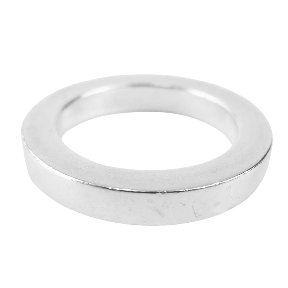 CHROME HEARTS クロムハーツ（原本無） 3mm SPACER スペーサー プレーン リング シルバー系 8号程度【中古】