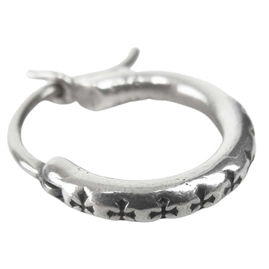 CHROME HEARTS クロムハーツ（原本無） TFL CHプラス フープ ピアス シルバー系【中古】