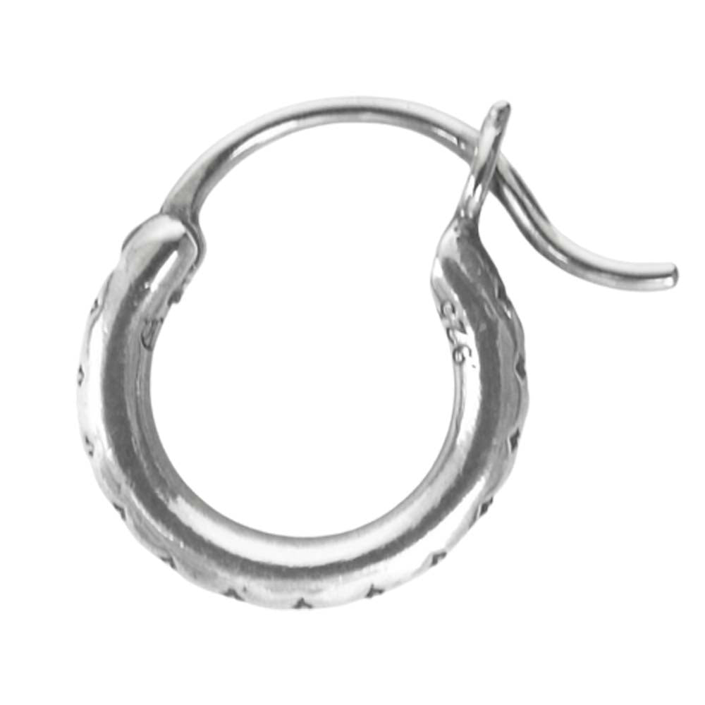 CHROME HEARTS クロムハーツ（原本無） TFL CHプラス フープ ピアス シルバー系【中古】