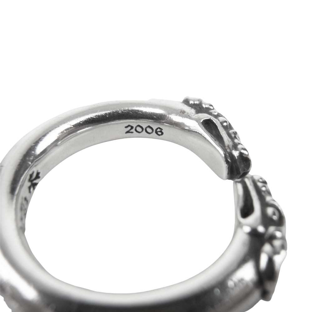 CHROME HEARTS クロムハーツ（原本無） DOUBLE DOG RING ダブル ドッグ リング シルバー系 17号程度【中古】