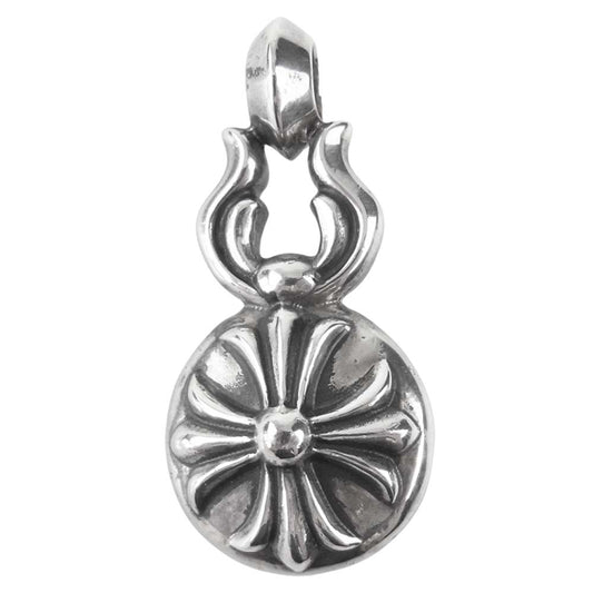 CHROME HEARTS クロムハーツ（原本無） LARGE CROSS BALL ラージ クロスボール トップ シルバー系【中古】