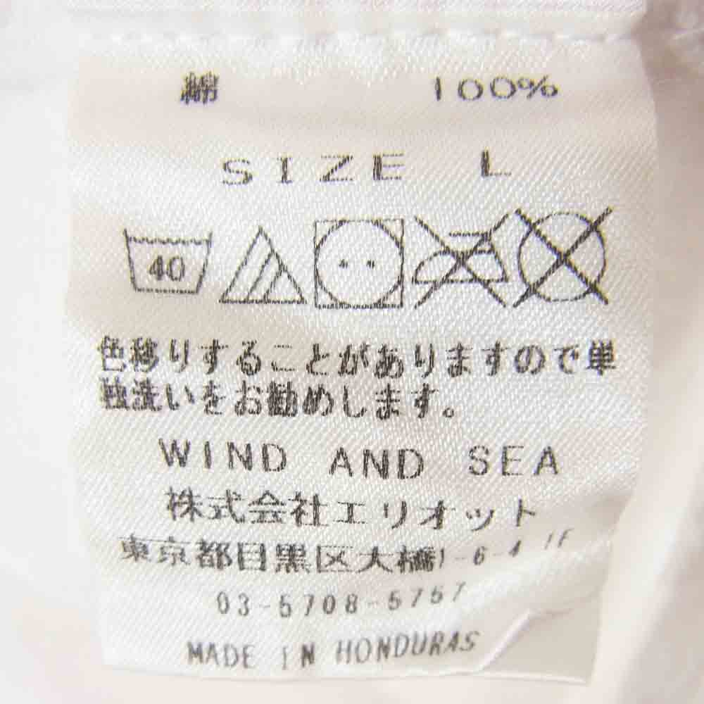 HYSTERIC GLAMOUR ヒステリックグラマー WIND AND SEA ウィンダンシー ポケット Tシャツ ホワイト系 L【中古】