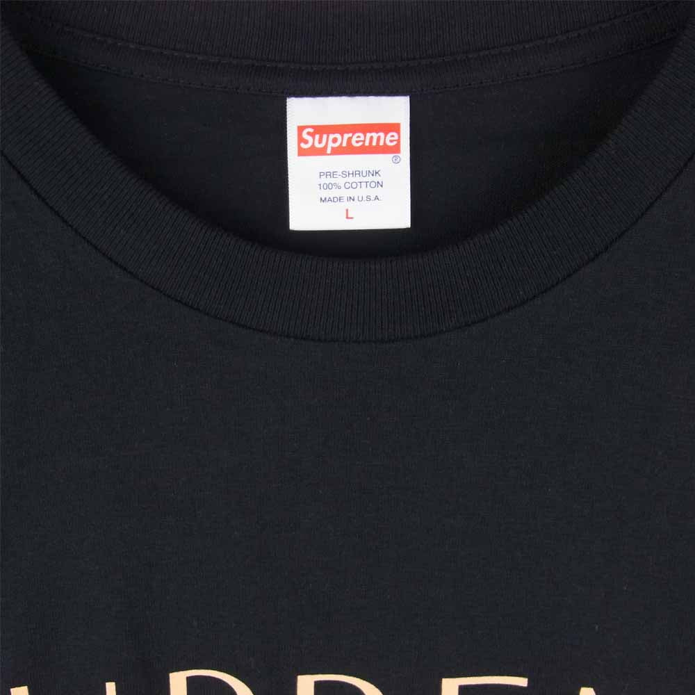 Supreme シュプリーム 21SS Milano Tee ミラノ プリント 半袖 Tシャツ コットン ブラック系 L【新古品】【未使用】【中古】