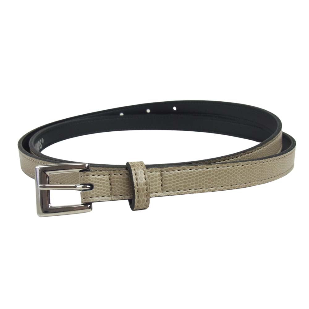 WTAPS ダブルタップス 211MYDT-AC01 T15 BELT PVC ナロー ベージュ系 L【新古品】【未使用】【中古】
