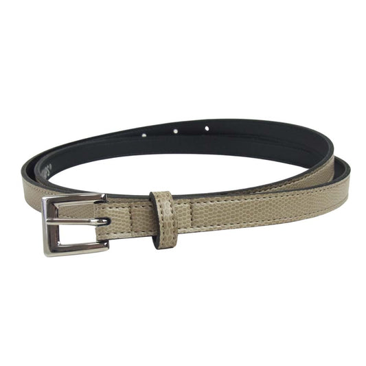 WTAPS ダブルタップス 211MYDT-AC01 T15 BELT PVC ナロー ベージュ系 L【新古品】【未使用】【中古】