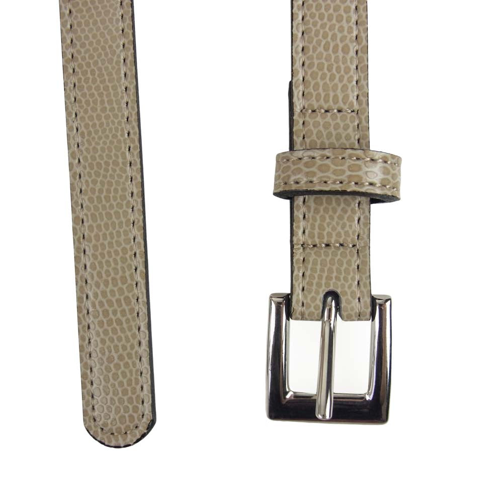 WTAPS ダブルタップス 211MYDT-AC01 T15 BELT PVC ナロー ベージュ系 L【新古品】【未使用】【中古】