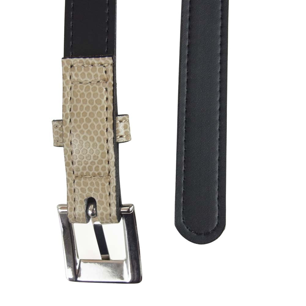 WTAPS ダブルタップス 211MYDT-AC01 T15 BELT PVC ナロー ベージュ系 L【新古品】【未使用】【中古】