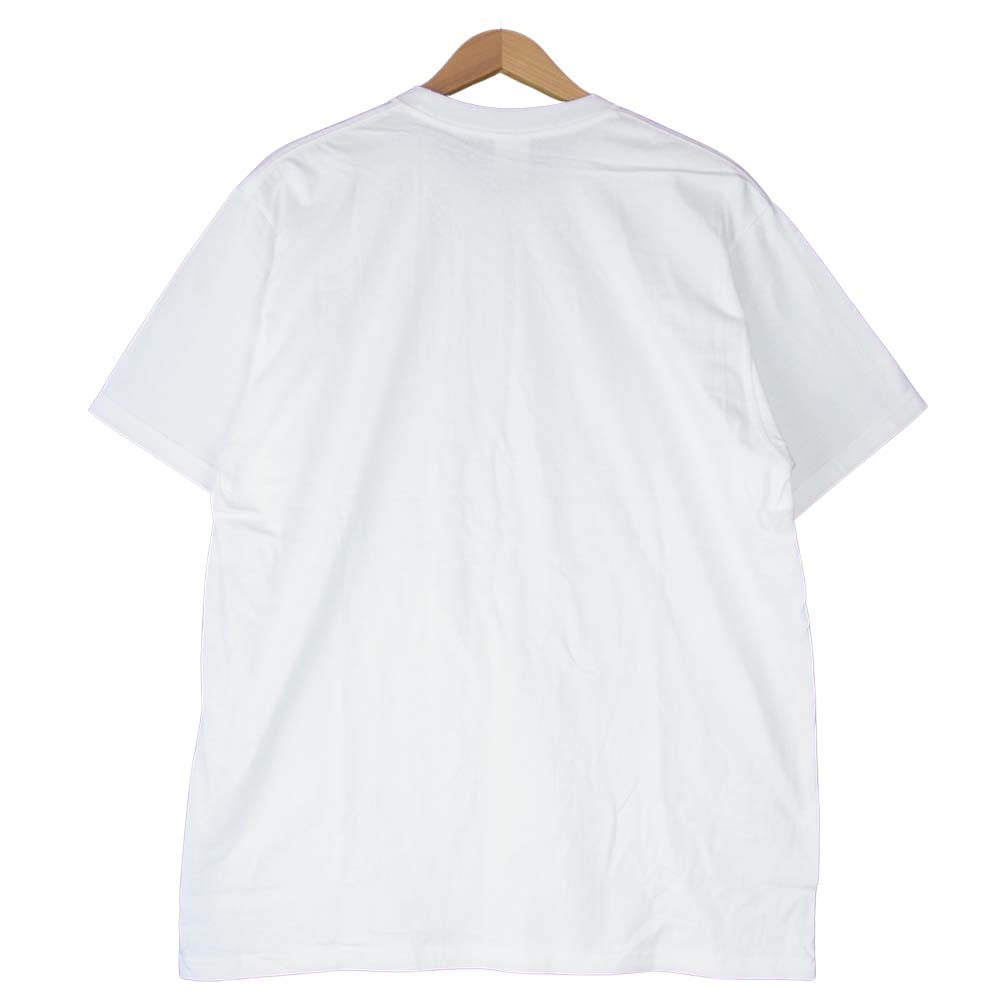 Supreme シュプリーム 21SS Kaws chalk box logo tee チョーク ボックスロゴ ホワイト系 L【新古品】【未使用】【中古】