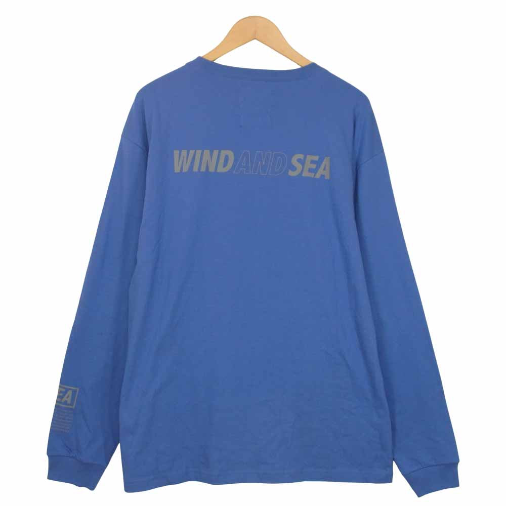 WIND AND SEA ウィンダンシー 20AW WDS-VIVA-01 VIVASTUDIO ビバスタジオ ロングスリーブ カットソー ブルー系 XL【新古品】【未使用】【中古】