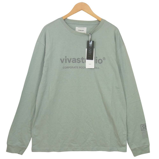 WIND AND SEA ウィンダンシー 20AW WDS-VIVA-01 VIVASTUDIO ビバスタジオ Tシャツ グレー系 XL【新古品】【未使用】【中古】