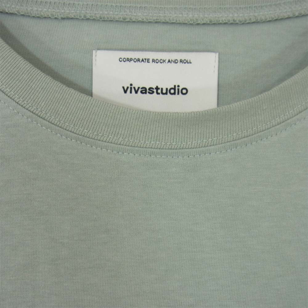 WIND AND SEA ウィンダンシー 20AW WDS-VIVA-01 VIVASTUDIO ビバスタジオ Tシャツ グレー系 XL【新古品】【未使用】【中古】