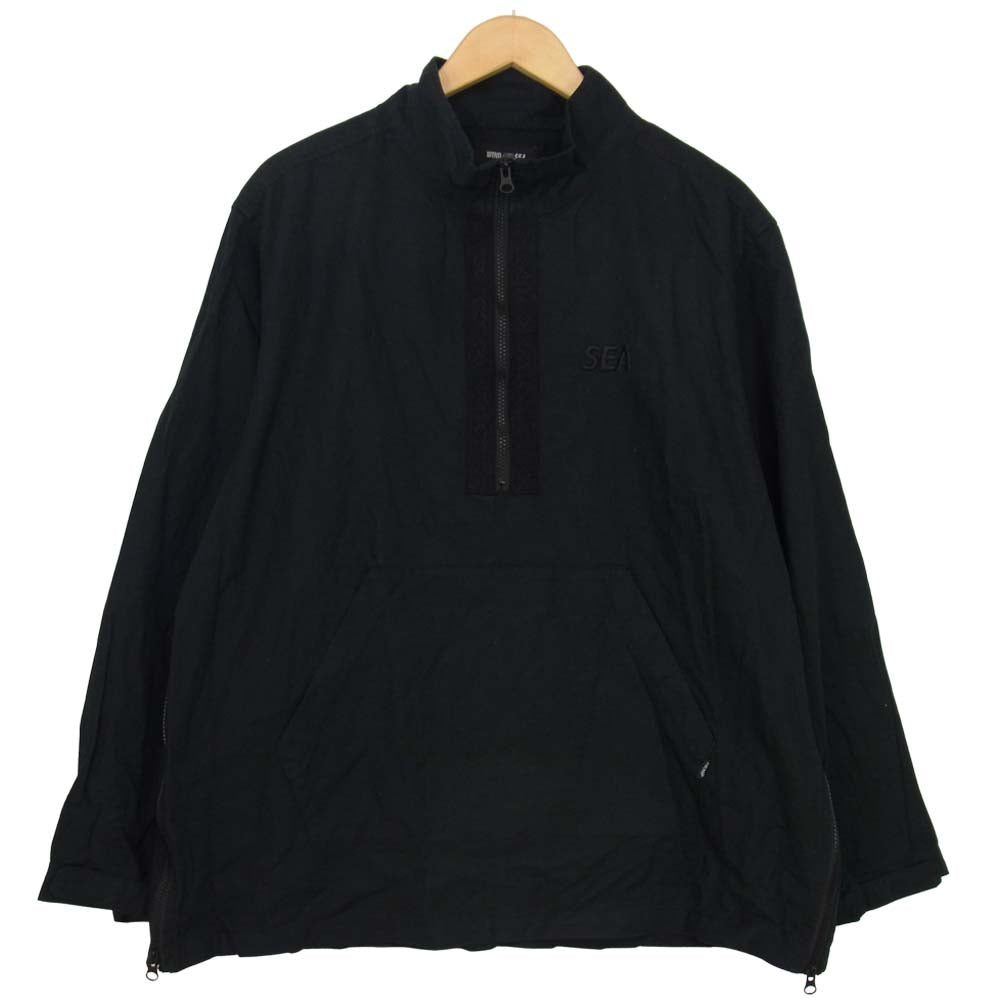 WIND AND SEA ウィンダンシー MANASTASH マナスタッシュ CHILLWACK LINEN JACKET チリワック リネン ジャケット ブラック系 XL【中古】