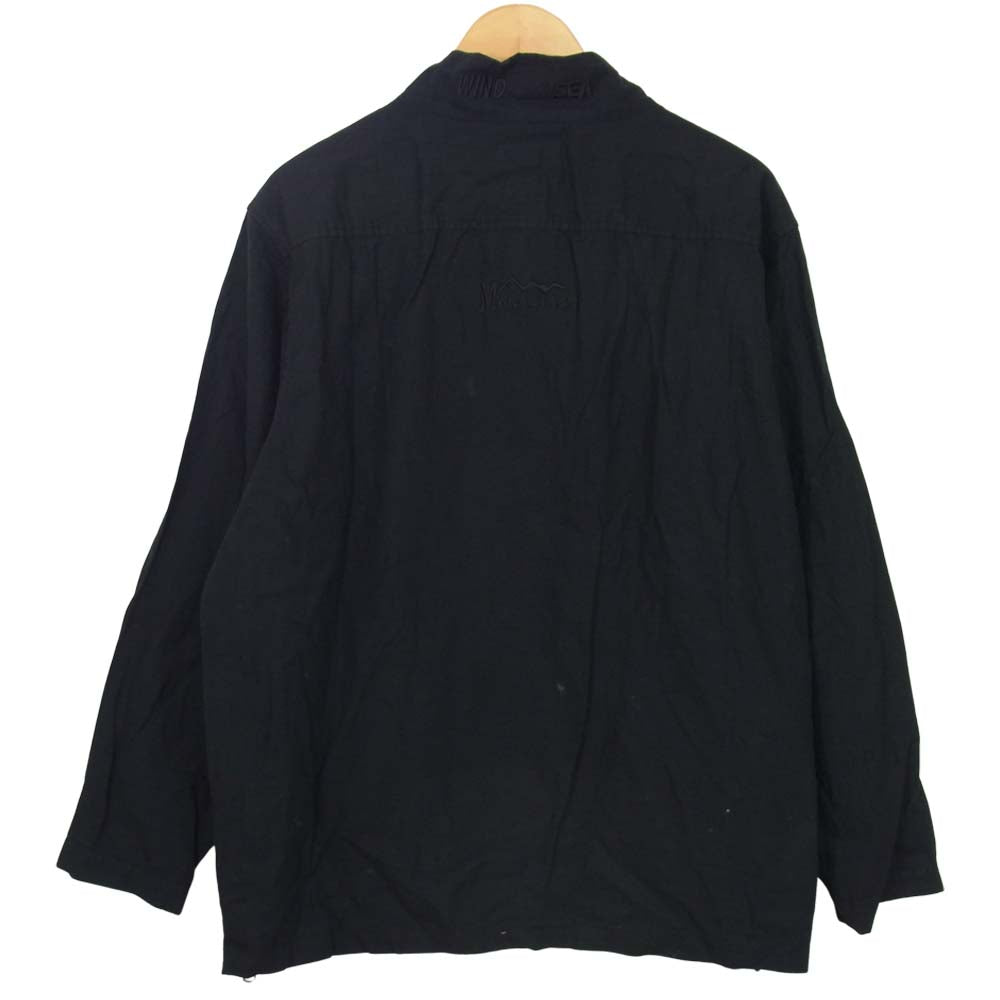 WIND AND SEA ウィンダンシー MANASTASH マナスタッシュ CHILLWACK LINEN JACKET チリワック リネン ジャケット ブラック系 XL【中古】