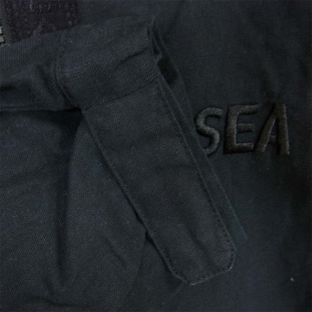 WIND AND SEA ウィンダンシー MANASTASH マナスタッシュ CHILLWACK LINEN JACKET チリワック リネン ジャケット ブラック系 XL【中古】