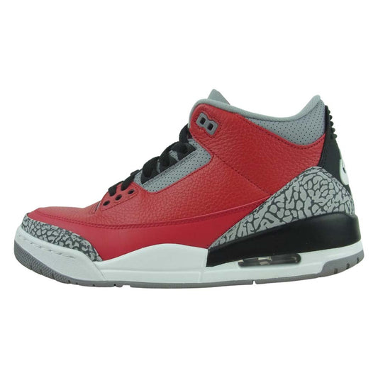 NIKE ナイキ CK5692-600 AIR JORDAN3 RETRO SE FIRE RED エアジョーダン スニーカー レッド系 グレー系 27.5cm【中古】