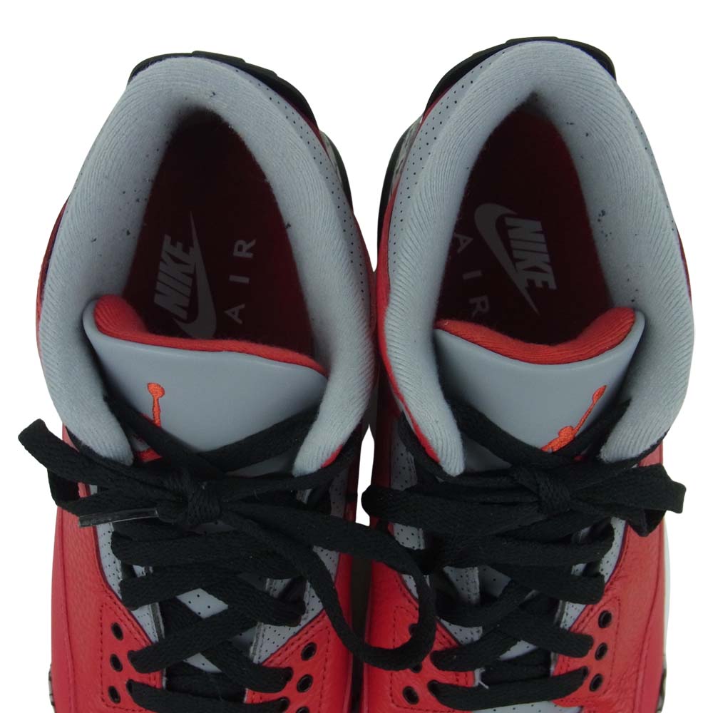 NIKE ナイキ CK5692-600 AIR JORDAN3 RETRO SE FIRE RED エアジョーダン スニーカー レッド系 グレー系 27.5cm【中古】