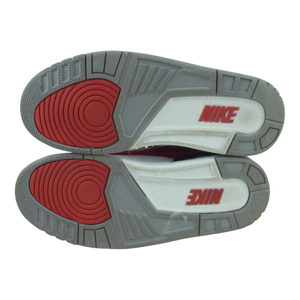 NIKE ナイキ CK5692-600 AIR JORDAN3 RETRO SE FIRE RED エアジョーダン スニーカー レッド系 グレー系 27.5cm【中古】
