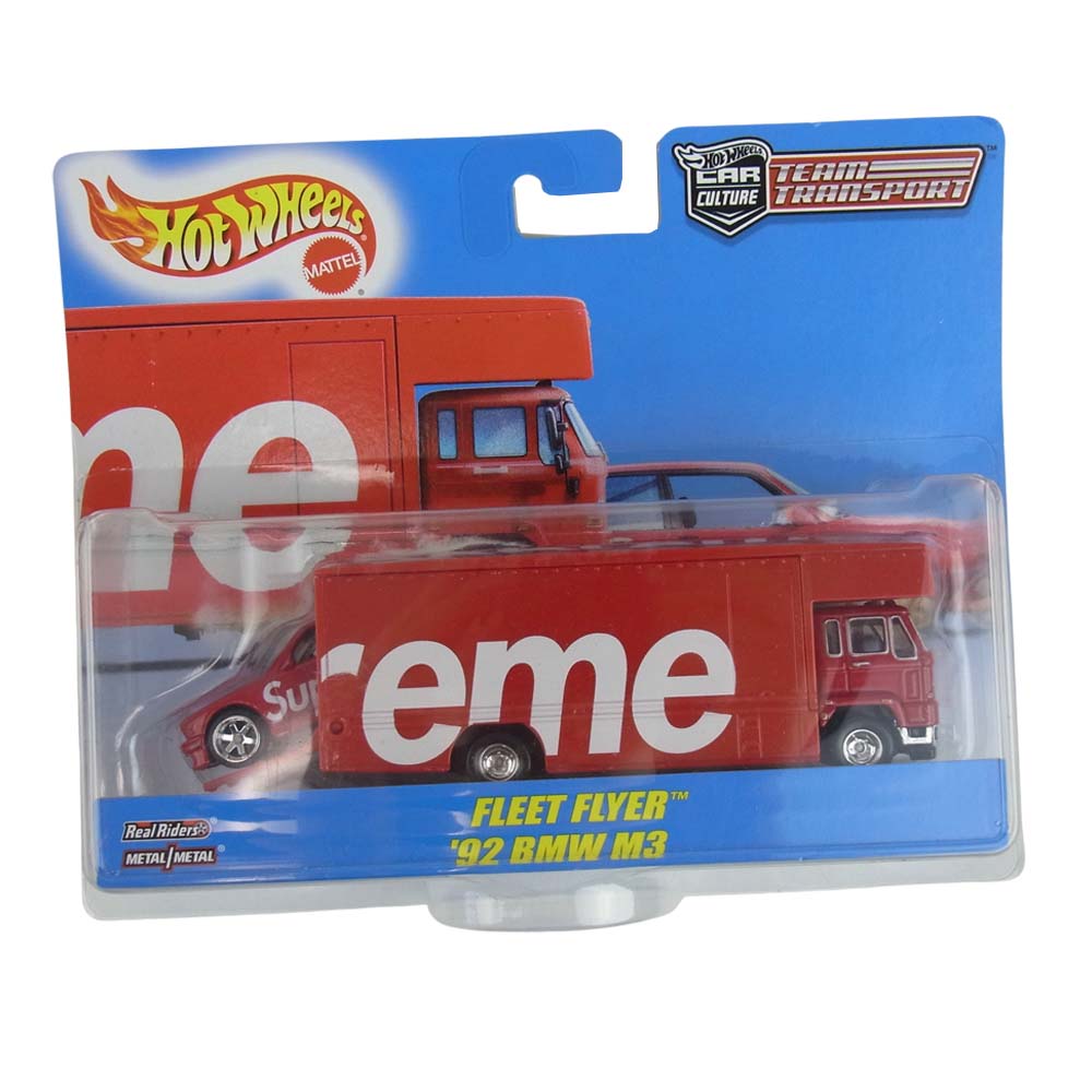 Supreme シュプリーム 19SS HotWheels Fleet Flyer + 1992 BMW M3 ホットウィール フリート フライヤー ミニカー レッド系【新古品】【未使用】【中古】