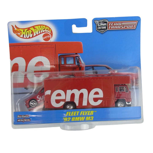 Supreme シュプリーム 19SS HotWheels Fleet Flyer + 1992 BMW M3 ホットウィール フリート フライヤー ミニカー レッド系【新古品】【未使用】【中古】