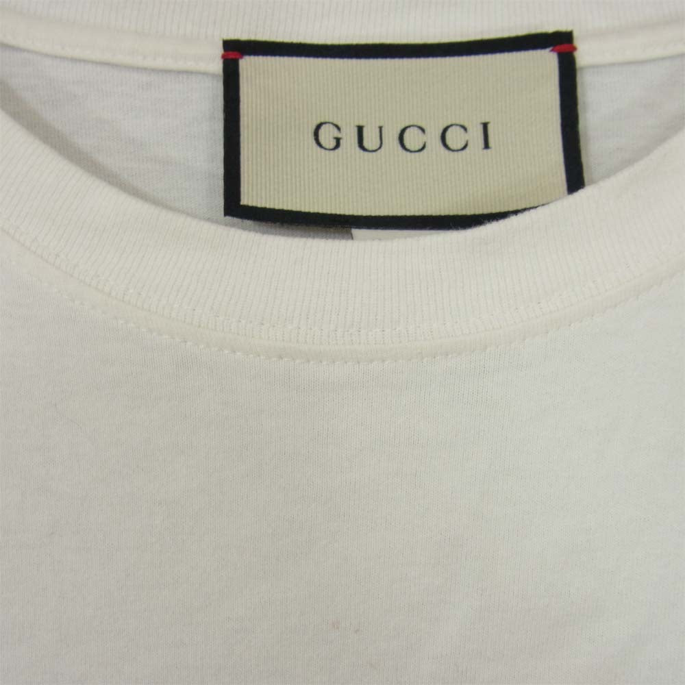 GUCCI グッチ 565806 国内正規品 インターロッキング G Tシャツ ホワイト系 XS【中古】