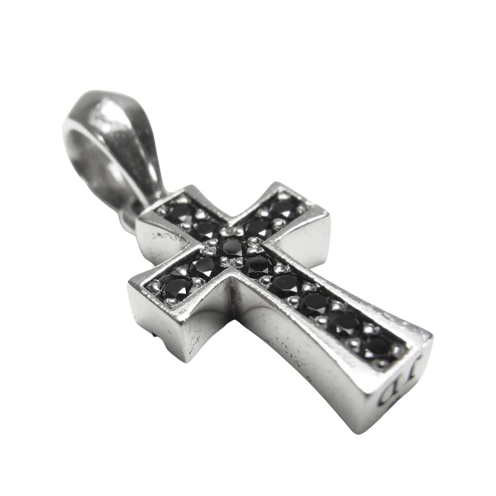 Justin Davis ジャスティンデイビス SPJ436 DOUBLE DATE ダブルデート クロス ペンダント トップ シルバー系【中古】