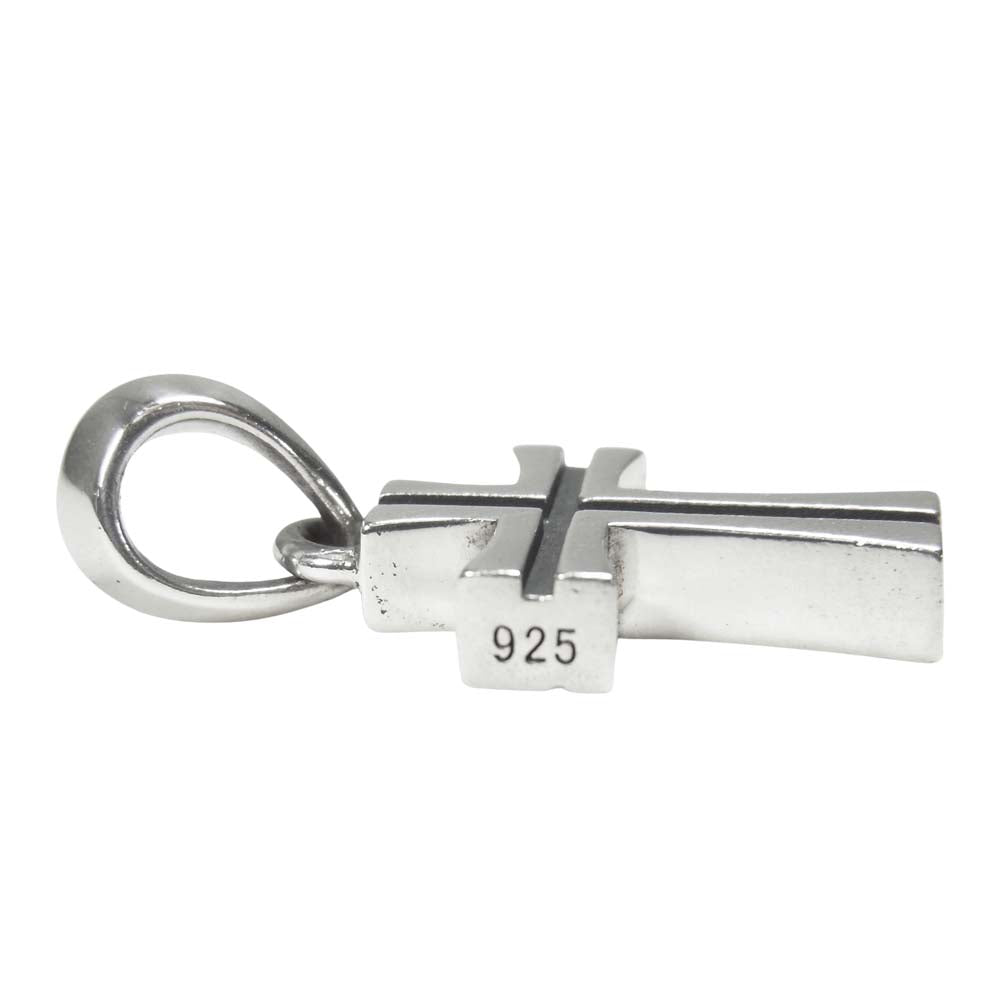 Justin Davis ジャスティンデイビス SPJ436 DOUBLE DATE ダブルデート クロス ペンダント トップ シルバー系【中古】