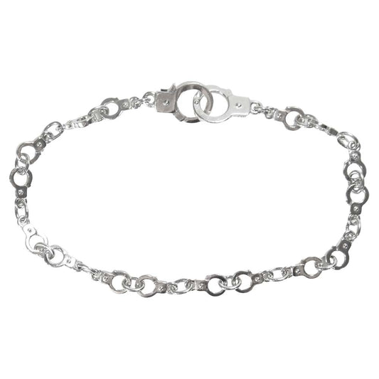 Justin Davis ジャスティンデイビス SBJ438 TINY LOVE CUFF タイニー ラブ カフ ブレスレット シルバー系【中古】