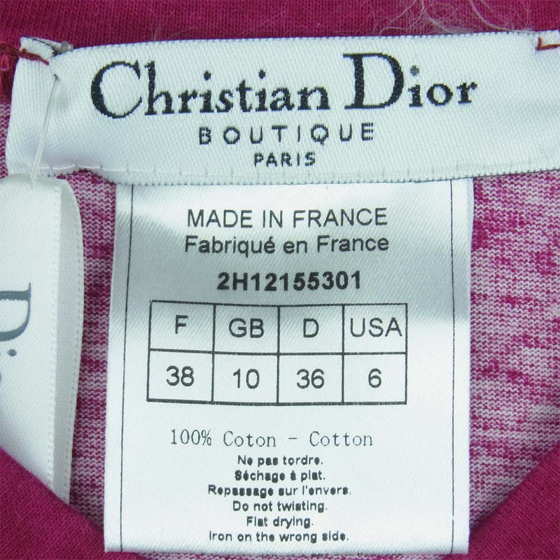 Christian Dior クリスチャンディオール 2H12155301 J'Adore Dior Ombre Sleeveless Top ジャドール タンクトップ ピンク系 38【極上美品】【中古】