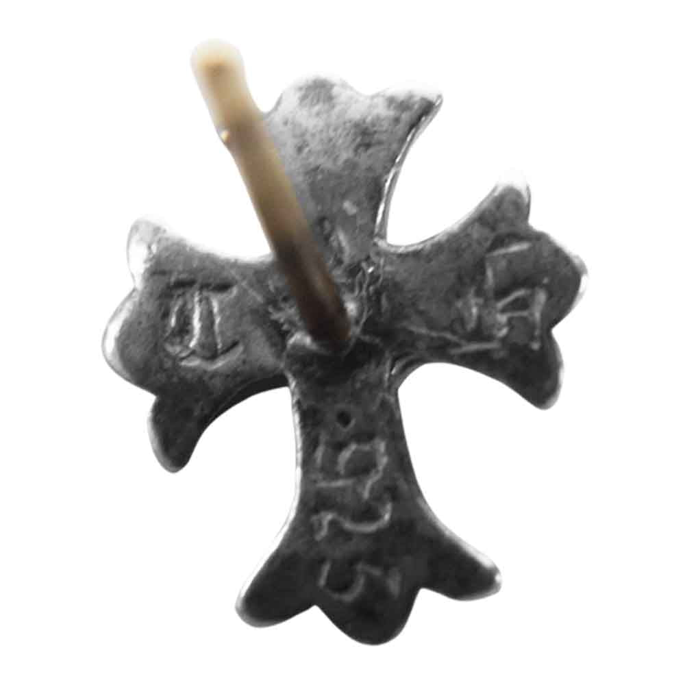 CHROME HEARTS クロムハーツ（原本無） CHクロス スタッド ピアス シルバー系【中古】