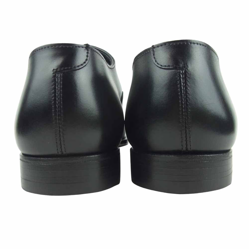 CROCKETT&JONES クロケットアンドジョーンズ 29447A-C01L3 英国製 AUDLEY オードリー 内羽根 ストレートチップ キャップトゥ レザー シューズ ブラック系 9E【新古品】【未使用】【中古】