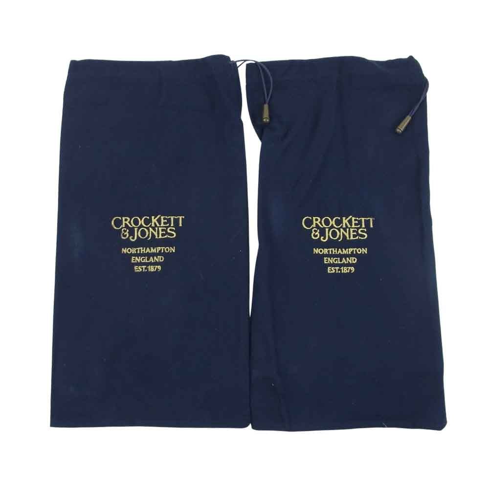 CROCKETT&JONES クロケットアンドジョーンズ 29447A-C01L3 英国製 AUDLEY オードリー 内羽根 ストレートチップ キャップトゥ レザー シューズ ブラック系 9E【新古品】【未使用】【中古】