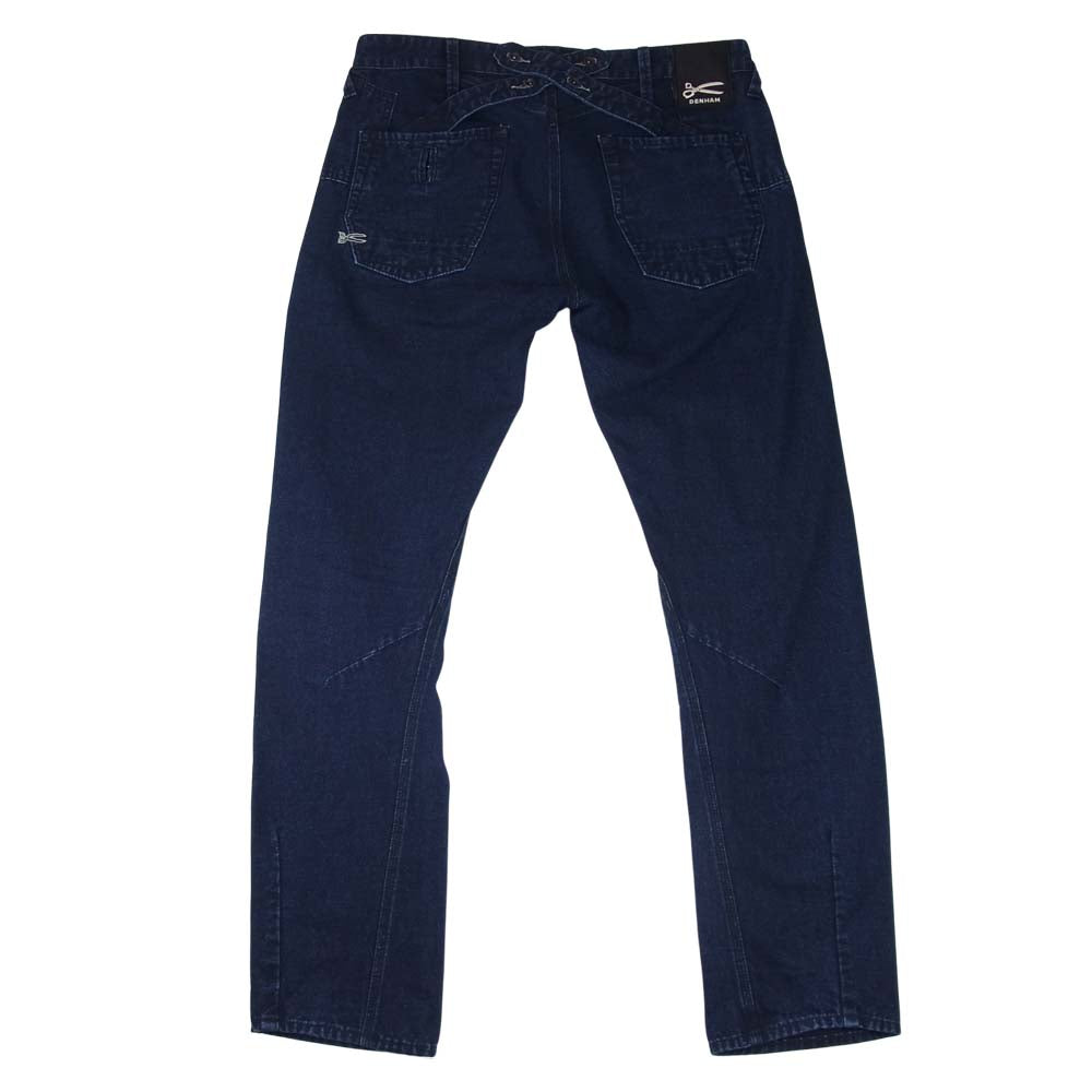 デンハム 01-14-07-11-005 クロスバック インディゴ キャンバス パンツ デニムパンツ インディゴブルー系 31【中古】