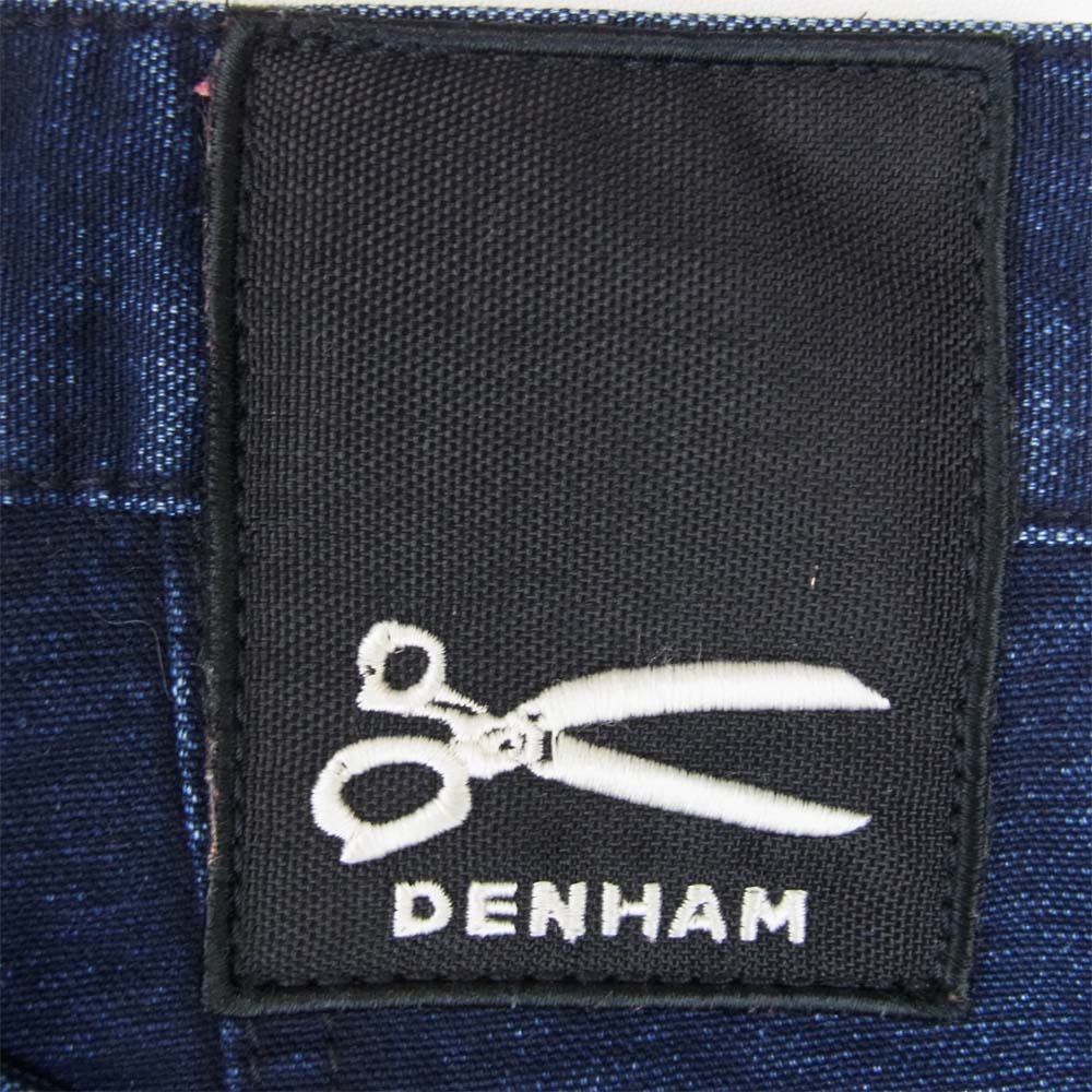 デンハム 01-14-07-11-005 クロスバック インディゴ キャンバス パンツ デニムパンツ インディゴブルー系 31【中古】