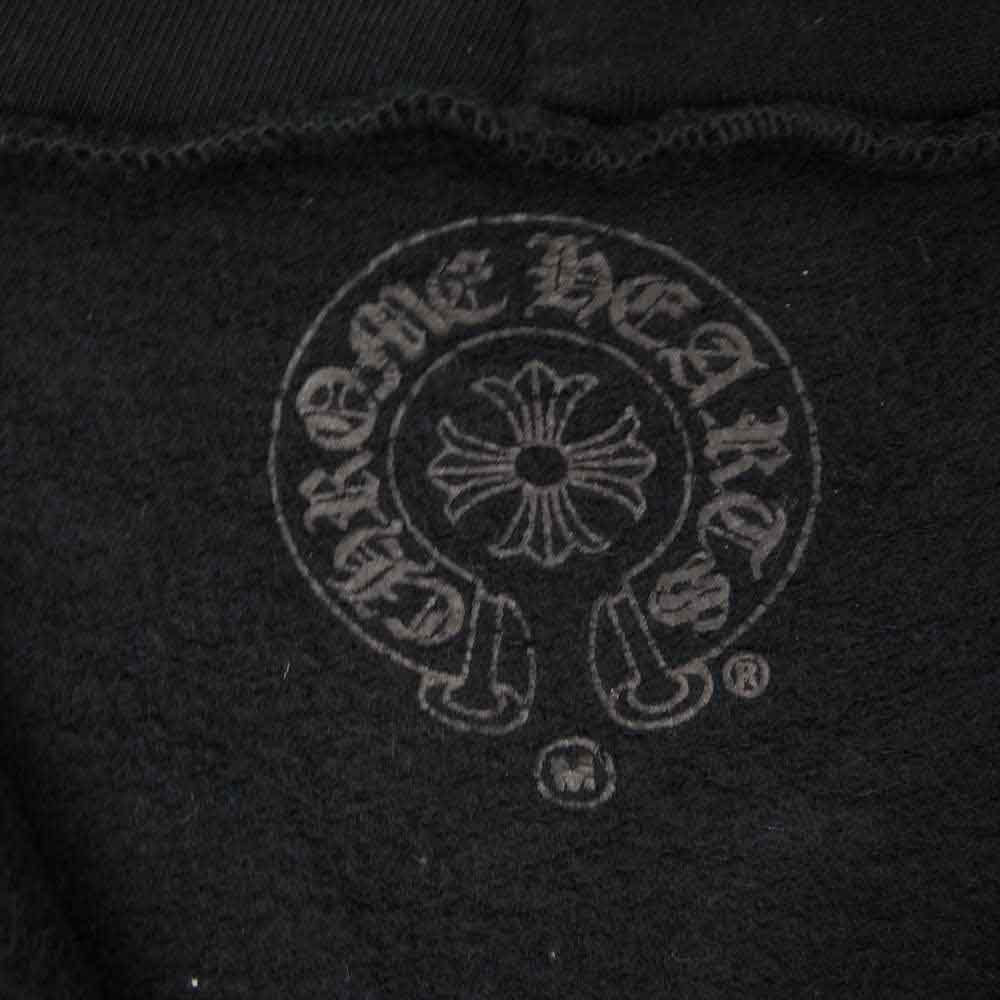CHROME HEARTS クロムハーツ（原本無） ホースシュー フローラル クロス プリント ダガー ジップ パーカー M【中古】