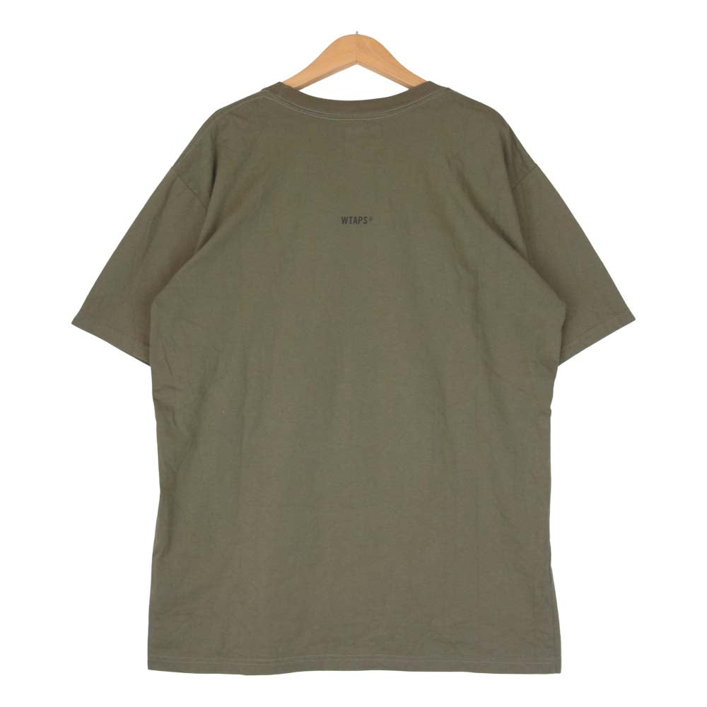 WTAPS ダブルタップス 20SS 201PCDT-ST08S TIMES TEE カーキ系 3【中古】