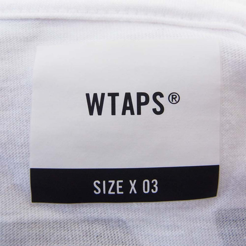 WTAPS ダブルタップス 20SS 201PCDT-ST15S STENCIL TEE ホワイト系 3【中古】