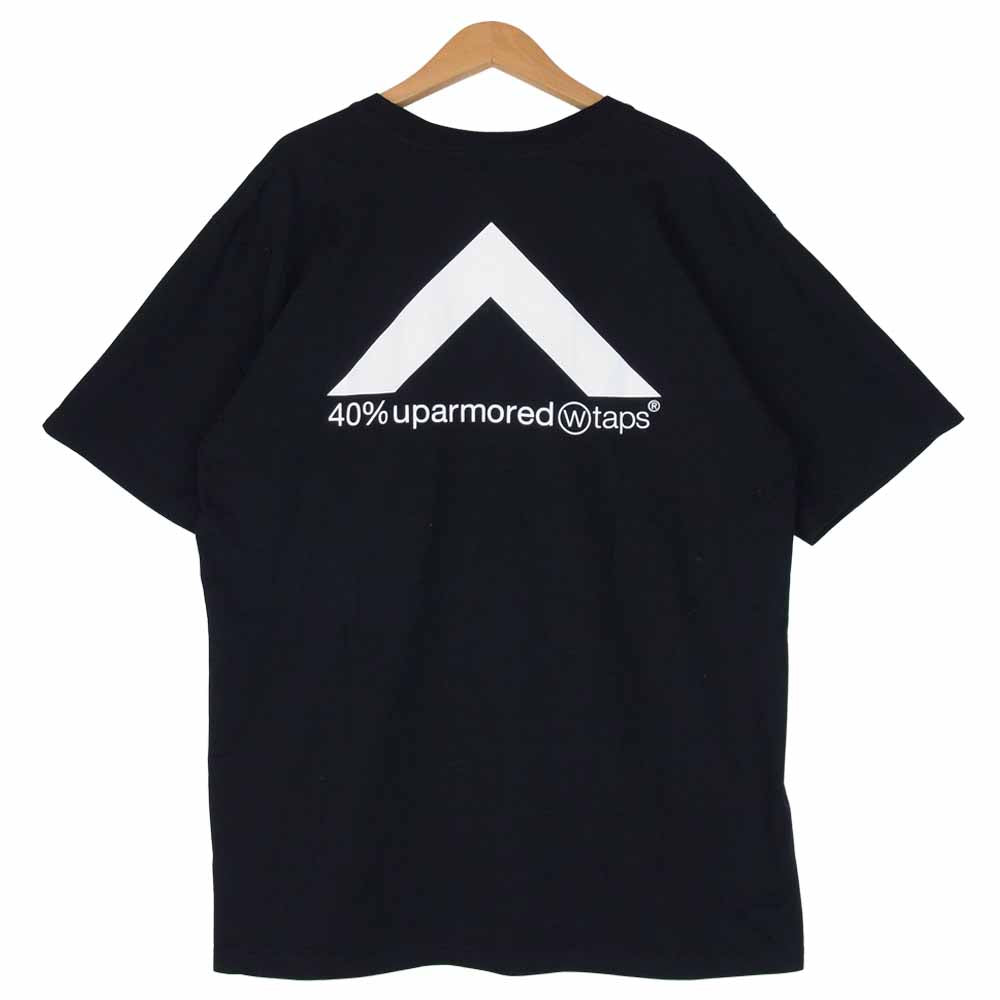 WTAPS ダブルタップス 19AW 192PCDT-ST04 40PCT UPARMORED SS TEE ブラック系 3【中古】