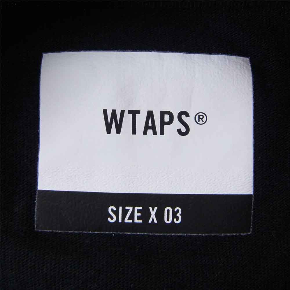 WTAPS ダブルタップス 19AW 192PCDT-ST04 40PCT UPARMORED SS TEE ブラック系 3【中古】
