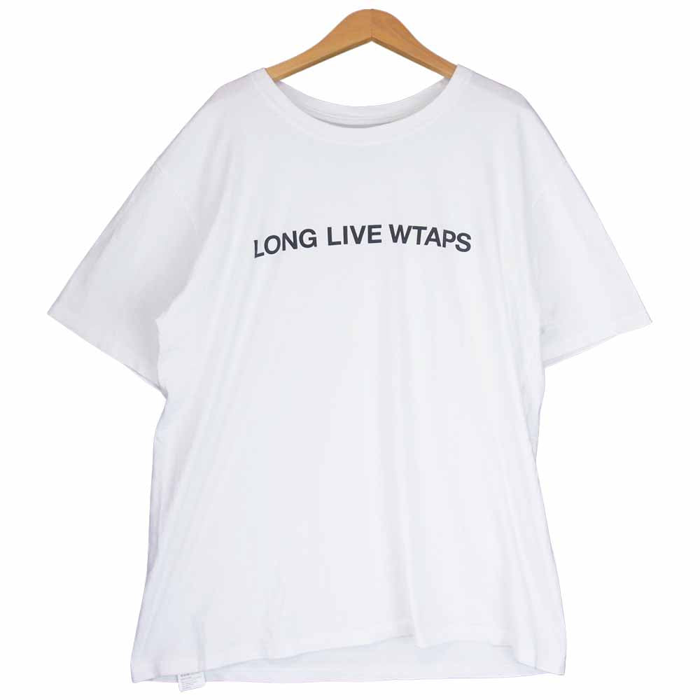 WTAPS ダブルタップス 20SS  201PCDT-ST02S LONG LIVE WTAPSロゴ ホワイト系 3【中古】