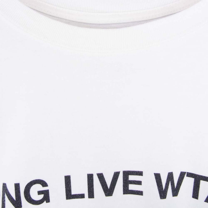 WTAPS ダブルタップス 20SS  201PCDT-ST02S LONG LIVE WTAPSロゴ ホワイト系 3【中古】