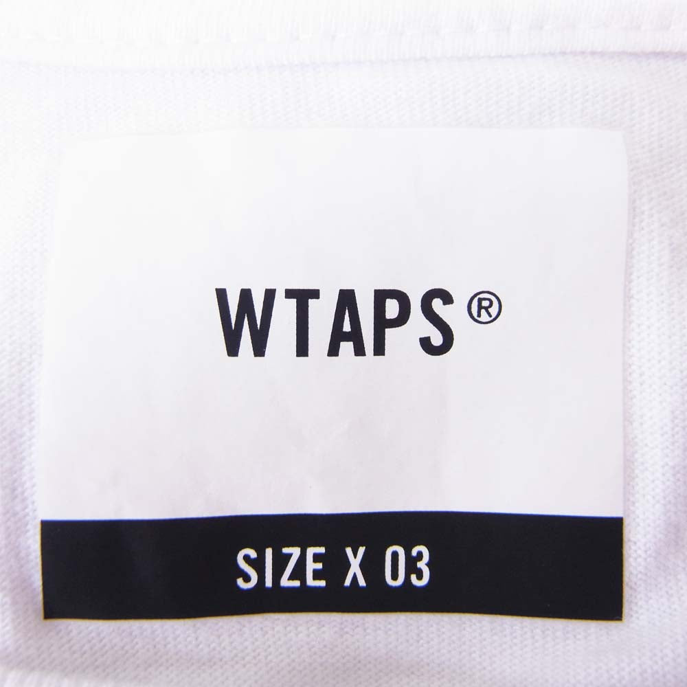 WTAPS ダブルタップス 20SS  201PCDT-ST02S LONG LIVE WTAPSロゴ ホワイト系 3【中古】