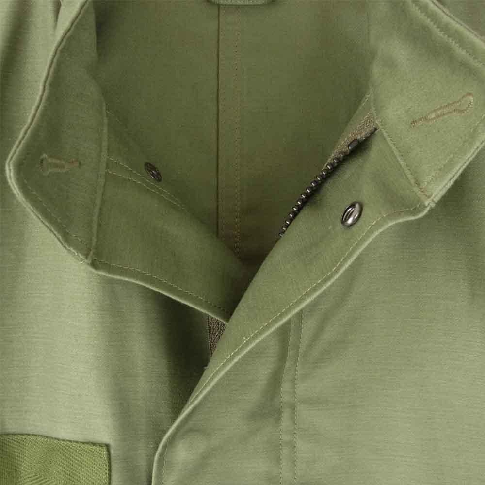 uniform experiment ユニフォームエクスペリメント 17AW UE-178016 UEN MILITARY STAND COLLAR COATミリタリー スタンドカラー コート カーキ系 3【美品】【中古】