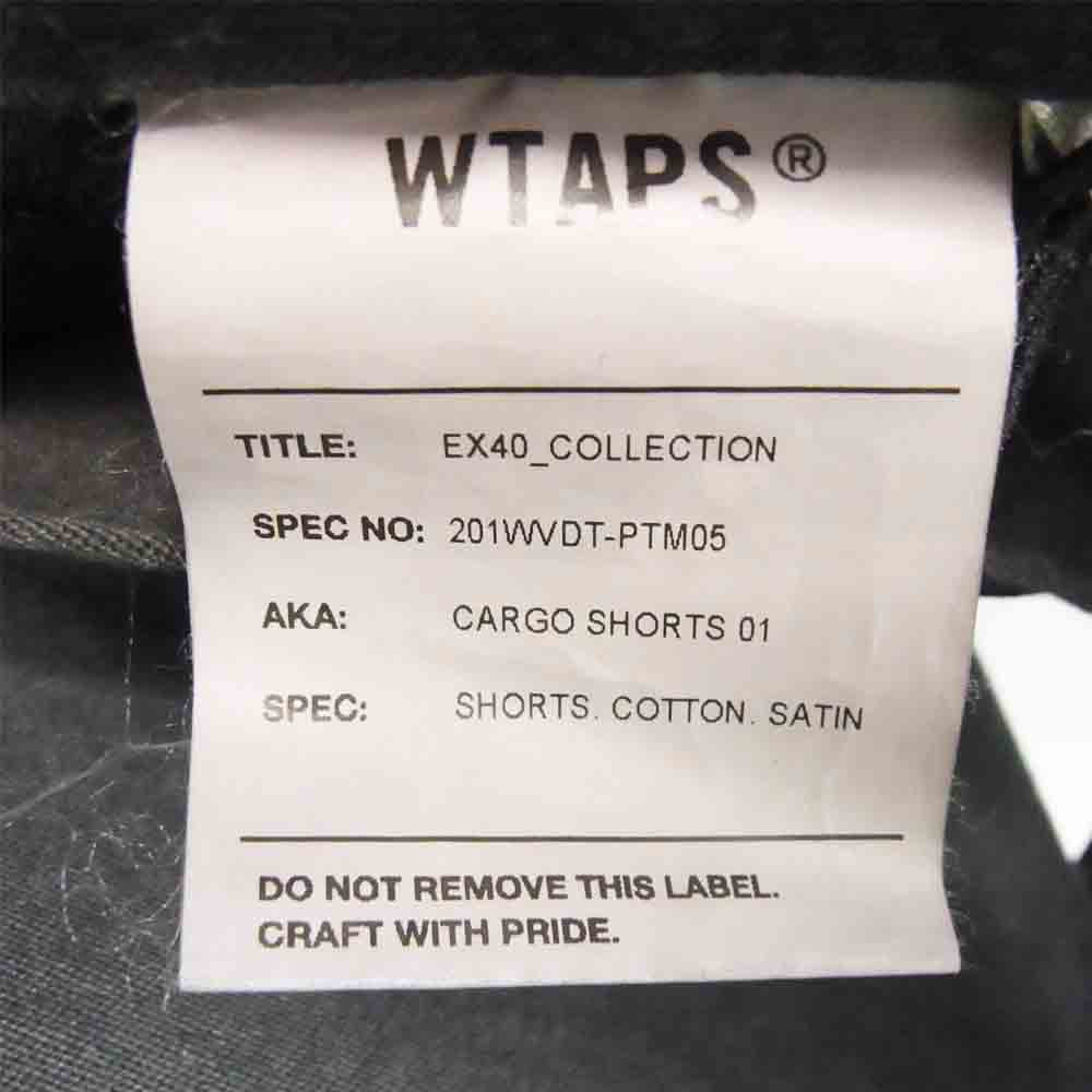 WTAPS ダブルタップス 20SS 201WVDT-PTM05 Cargo Shorts カーゴ ショーツ ブラック系 M【中古】