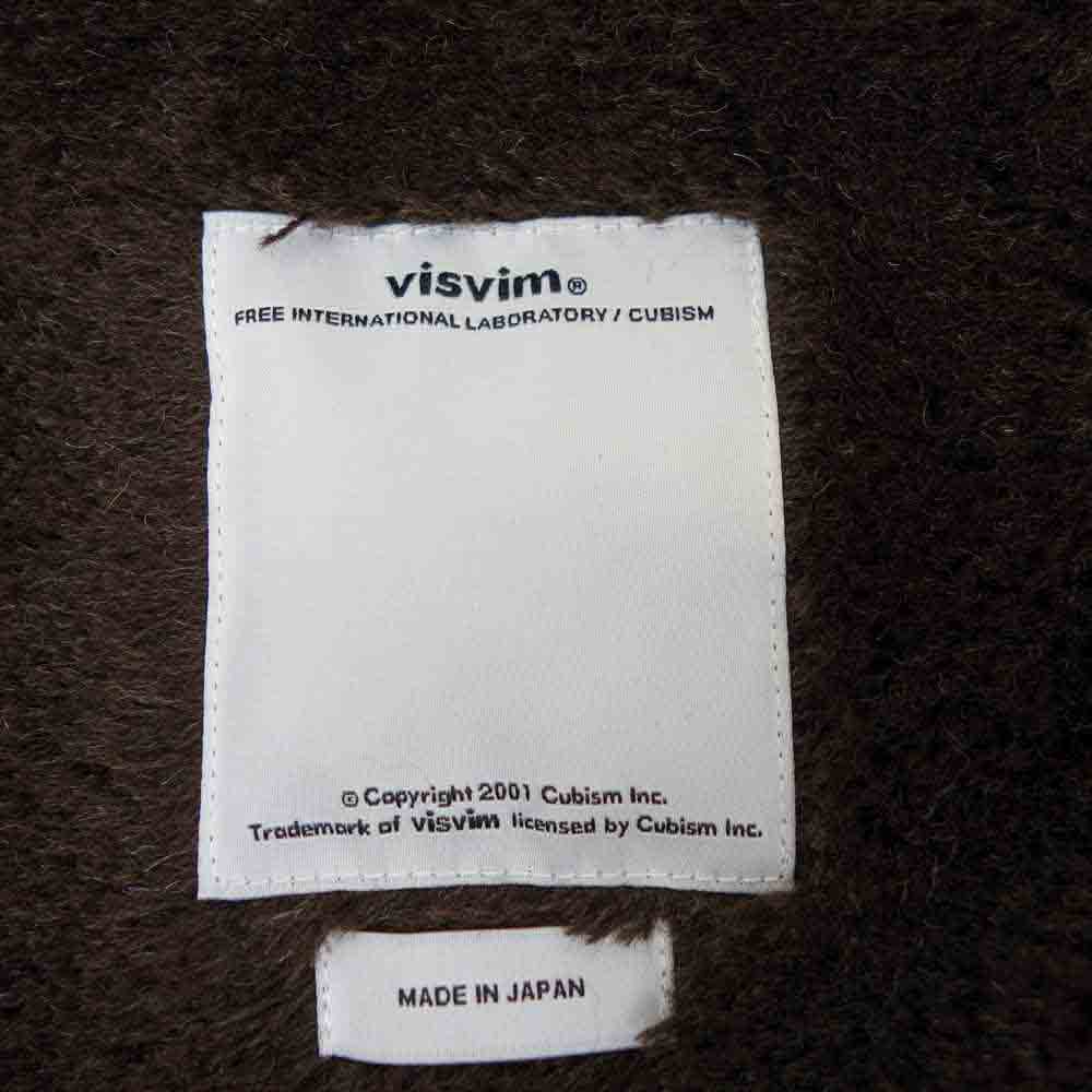 VISVIM ビズビム 17AW 0117205013008 ADMIRAL PARKA アルパカ混 ウール 裏ボア モッズ コート  カーキ系 2【美品】【中古】