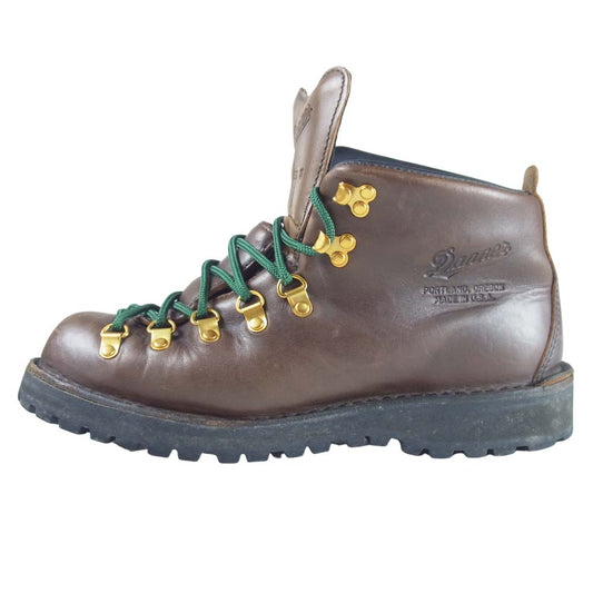 Danner ダナー 30822 USA製 80周年 白タグ GORE-TEX Mountain Light 80th ゴアテックス マウンテンライト ダークブラウン系 US8.5【中古】