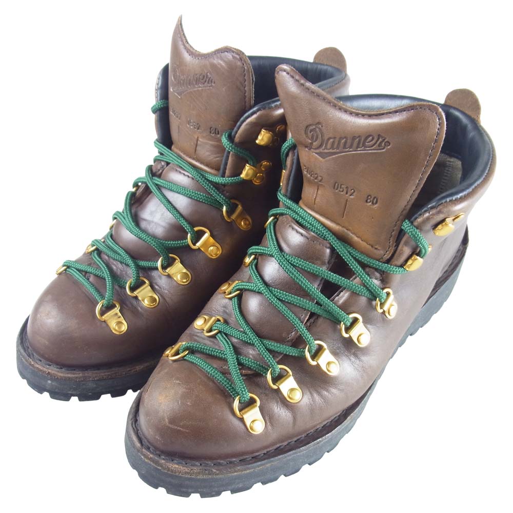 Danner ダナー 30822 USA製 80周年 白タグ GORE-TEX Mountain Light 80th ゴアテックス マウンテンライト ダークブラウン系 US8.5【中古】